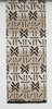 African Fabric 6 Yards Mudcloth Design White, Beige, Brown Bogolon de Woodin Vlisco Classic - Cultures International From Africa To Your Home