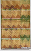African Fabric 6 Yards Classic Couleurs de Woodin Geometric Waxed Gold - Cultures International From Africa To Your Home