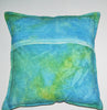 African Batik Pillow Abstract Iguana 18" X 18" - Cultures International From Africa To Your Home