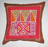 African Batik Throw Pillow Abstract Tribal 18" X 18" - Cultures International From Africa To Your Home