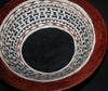 African Clay Bowl Tribal Design Pottery Large - Tribal Design  5.5"H X 13"D - Cultures International From Africa To Your Home
