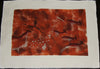 African Cave Art Fabric Painting 19" W X 14" H - Cultures International From Africa To Your Home