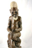 African Shona Sculpture Serpentine Stone 14"H X 5"W Vintage Zimbabwe Art - Cultures International From Africa To Your Home