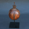 African Kuba Gourd Copper Pipe - Congo DRC - Cultures International From Africa To Your Home