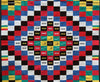 African Ewe Kente Textile Handmade Antique/Checkered Diamond Design - Cultures International From Africa To Your Home