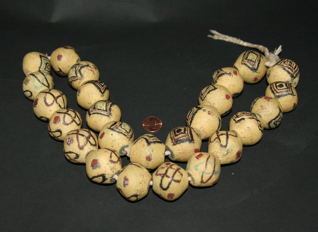 Ghana trade beads necklace - Mahiber | 2024
