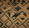 African Kuba Shoowa Cloth 12 -  Vintage Handwoven in the Congo DR 21" X 20" - Cultures International From Africa To Your Home