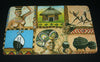 Place Mat Set African Painted Zulu Village Scenes MultiColor Set of 6 - Cultures International From Africa To Your Home