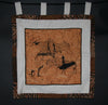 Wall Hanging African Bushman Cave Art 25" X 29" - Cultures International From Africa To Your Home