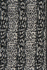 African Leopard Design Blanket Black and White Hand Woven Cotton 70" X 98" - Cultures International From Africa To Your Home