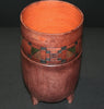 African Ceramic Vessel Ancient Tribal Designs 9" H X 5.5" W X 17.5" C - Cultures International From Africa To Your Home